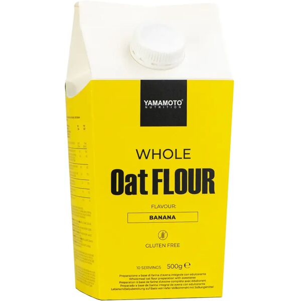 yamamoto nutrition whole oat flour banana flavour 500 grammi 