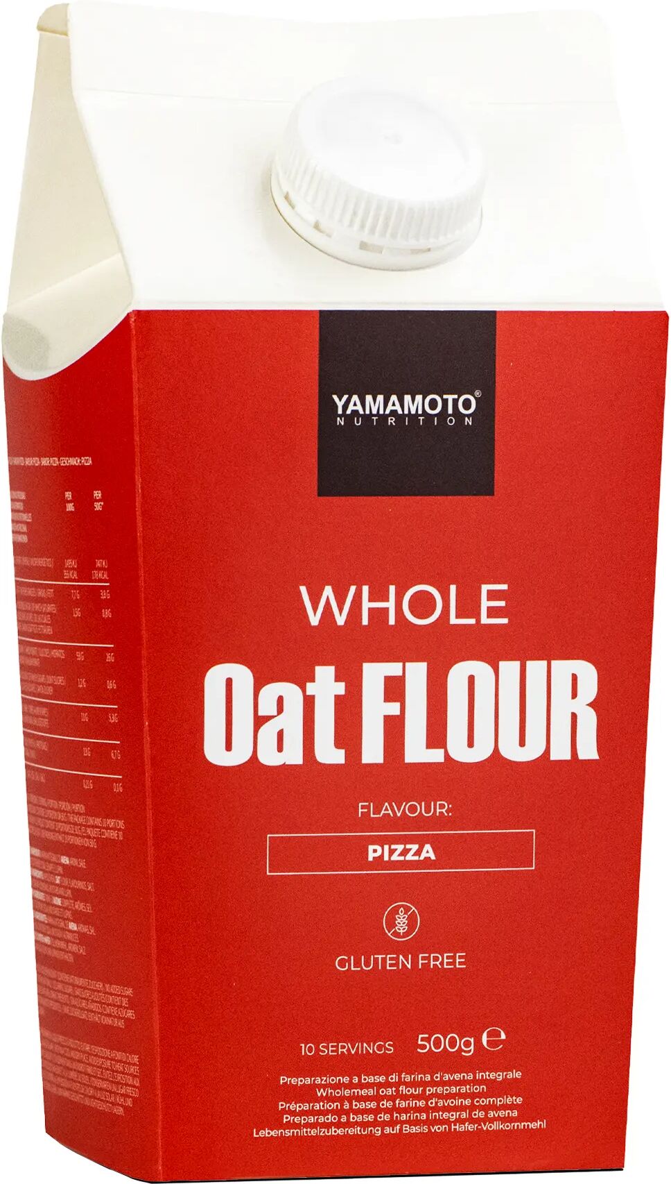 YAMAMOTO NUTRITION Whole Oat Flour Pizza Flavour 500 grammi 