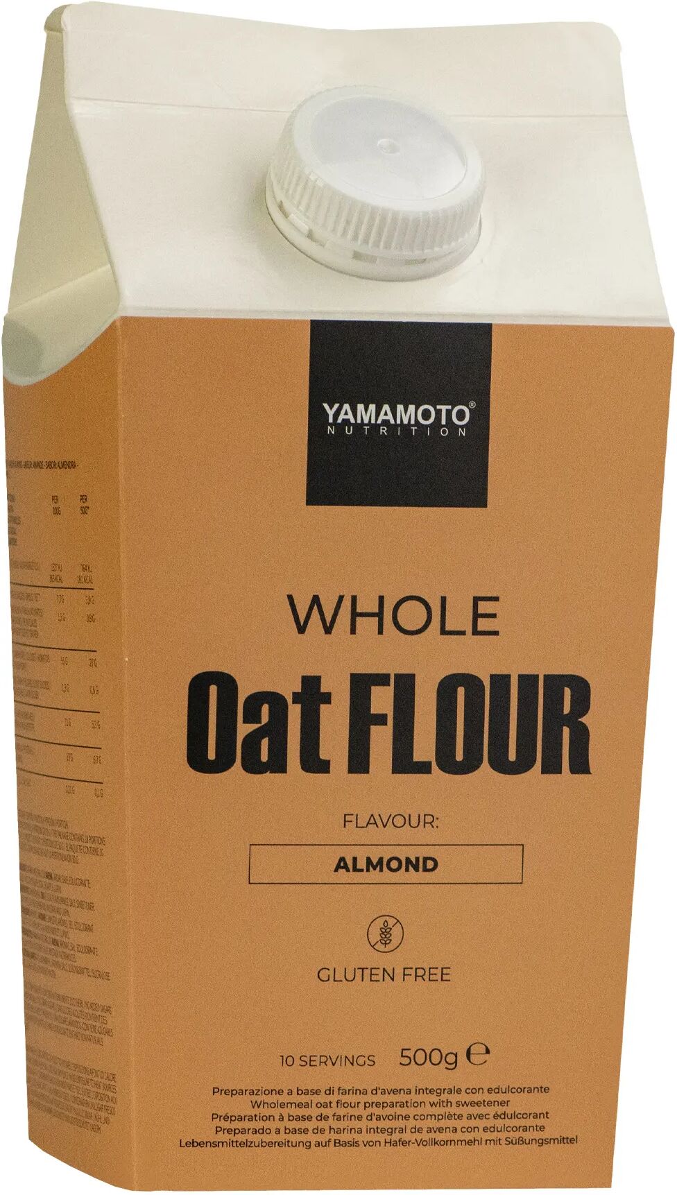 YAMAMOTO NUTRITION Whole Oat Flour Almond Flavour 500 grammi 