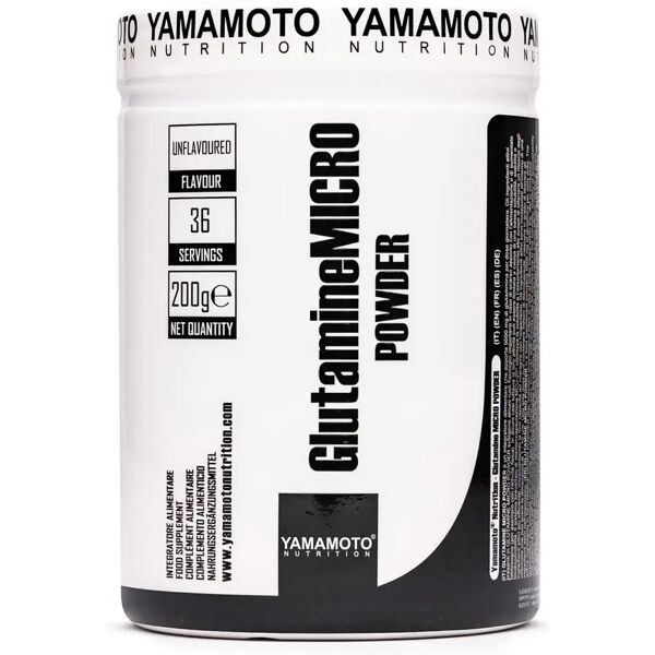 yamamoto nutrition glutaminemicro powder mcu-20® cambridge assured™ 200 grammi 