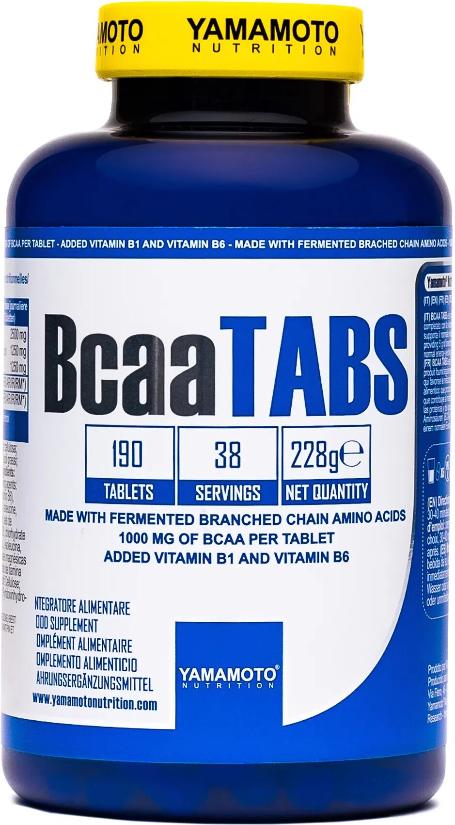 yamamoto nutrition bcaa tabs 190 compresse 