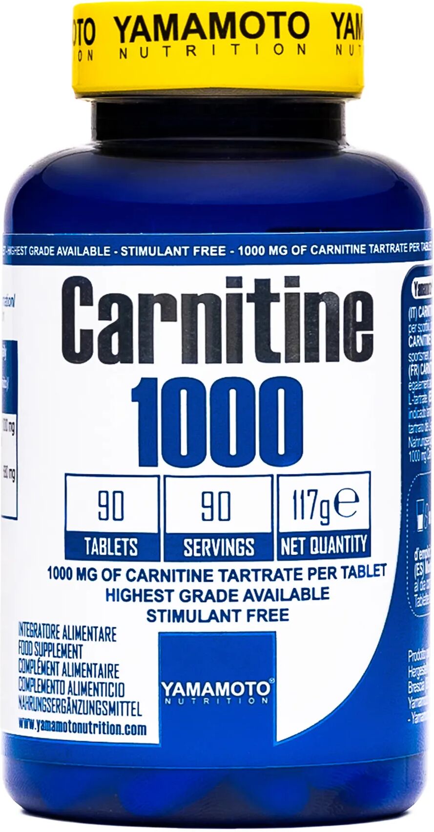 yamamoto nutrition carnitine 1000 90 compresse 