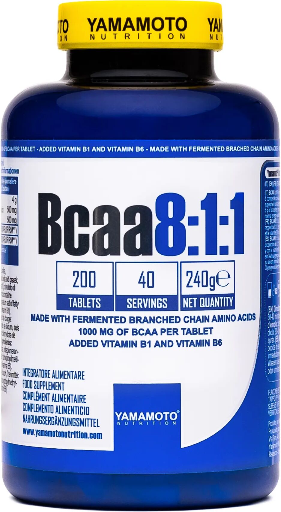 yamamoto nutrition bcaa 8:1:1 200 compresse 