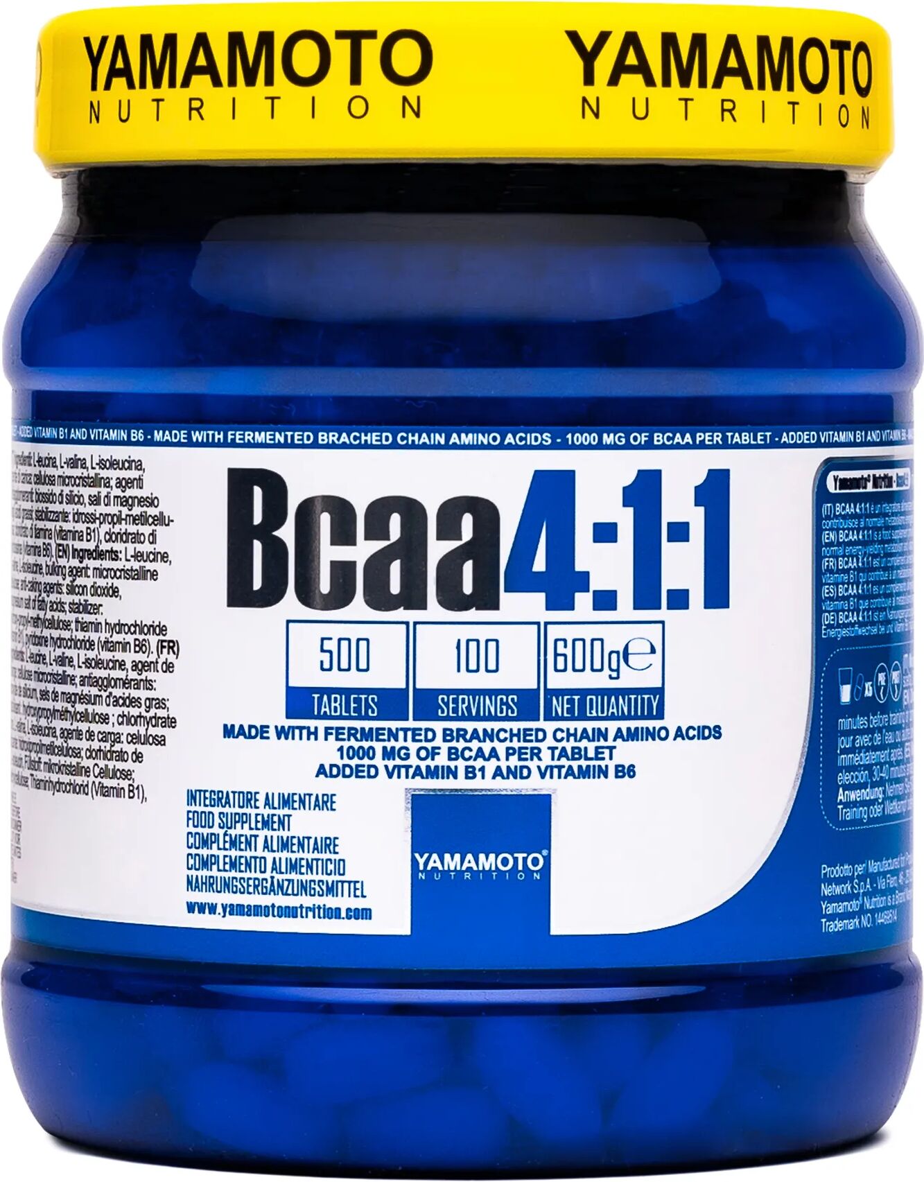 yamamoto nutrition bcaa 4:1:1 500 compresse 