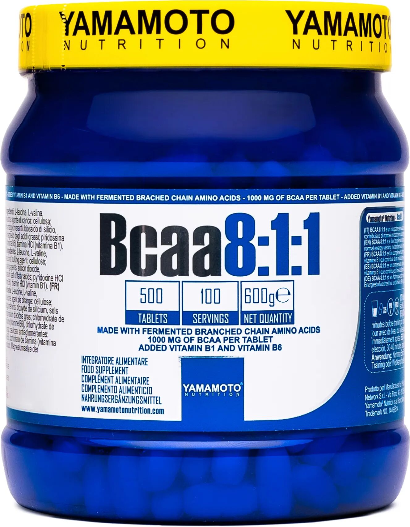 yamamoto nutrition bcaa 8:1:1 500 compresse 