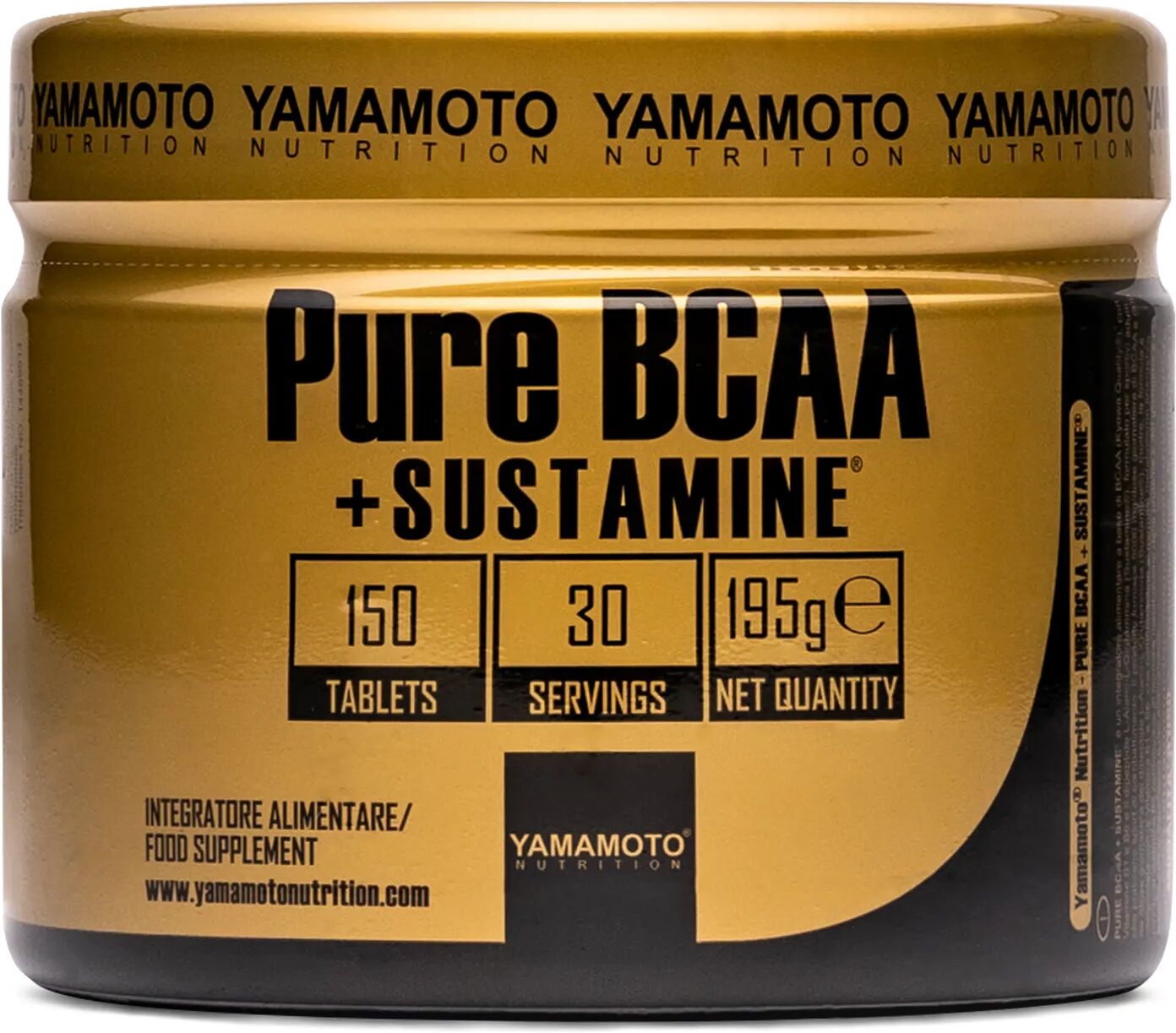 yamamoto nutrition pure bcaa + l-alanyl l-glutamine 150 compresse 