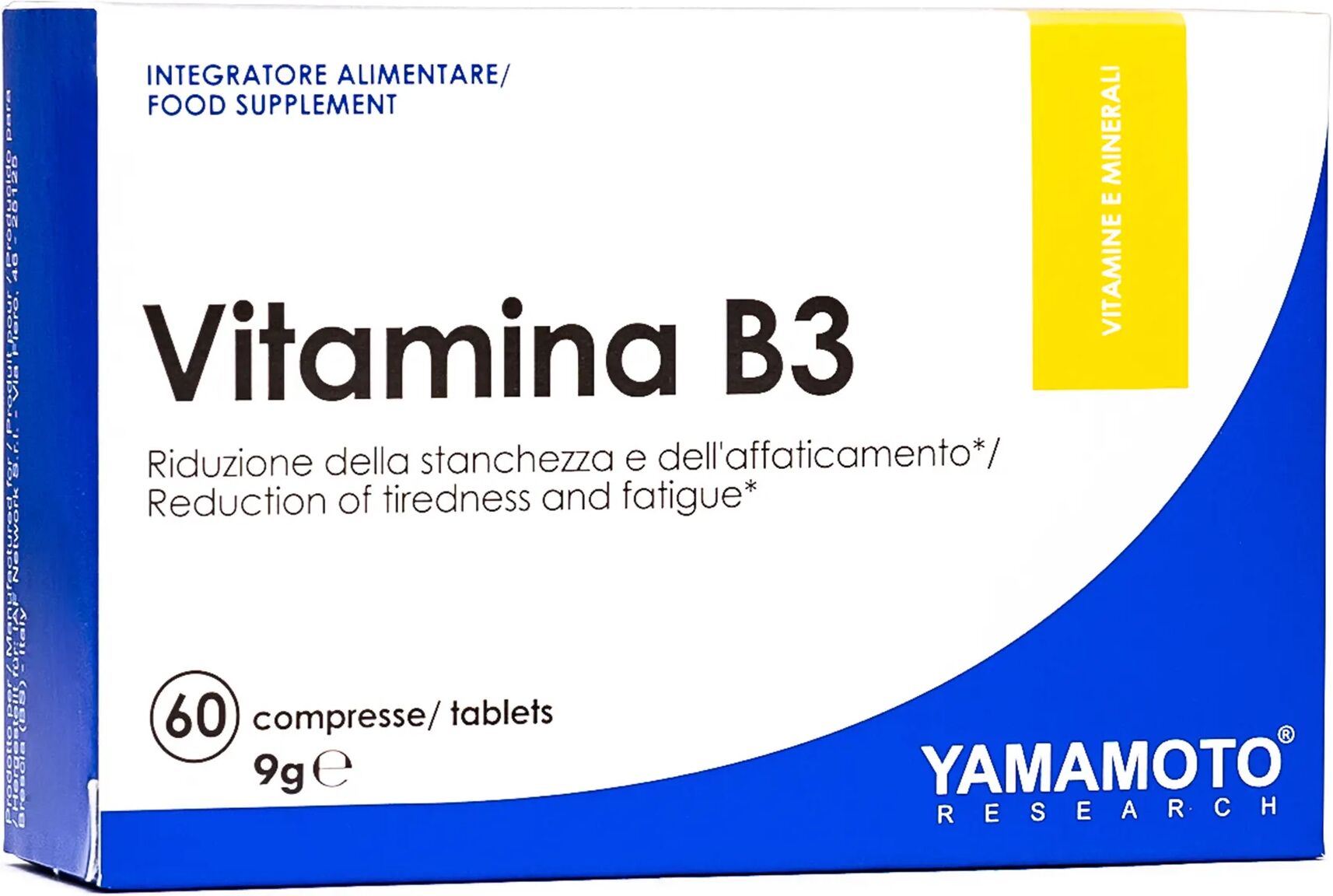 yamamoto research vitamina b3 niacina 54mg 60 compresse 