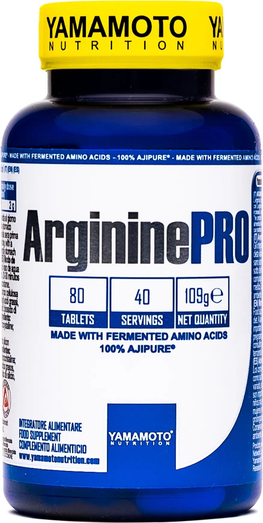 yamamoto nutrition arginine pro ajinomoto® ajipure® 80 tavolette 