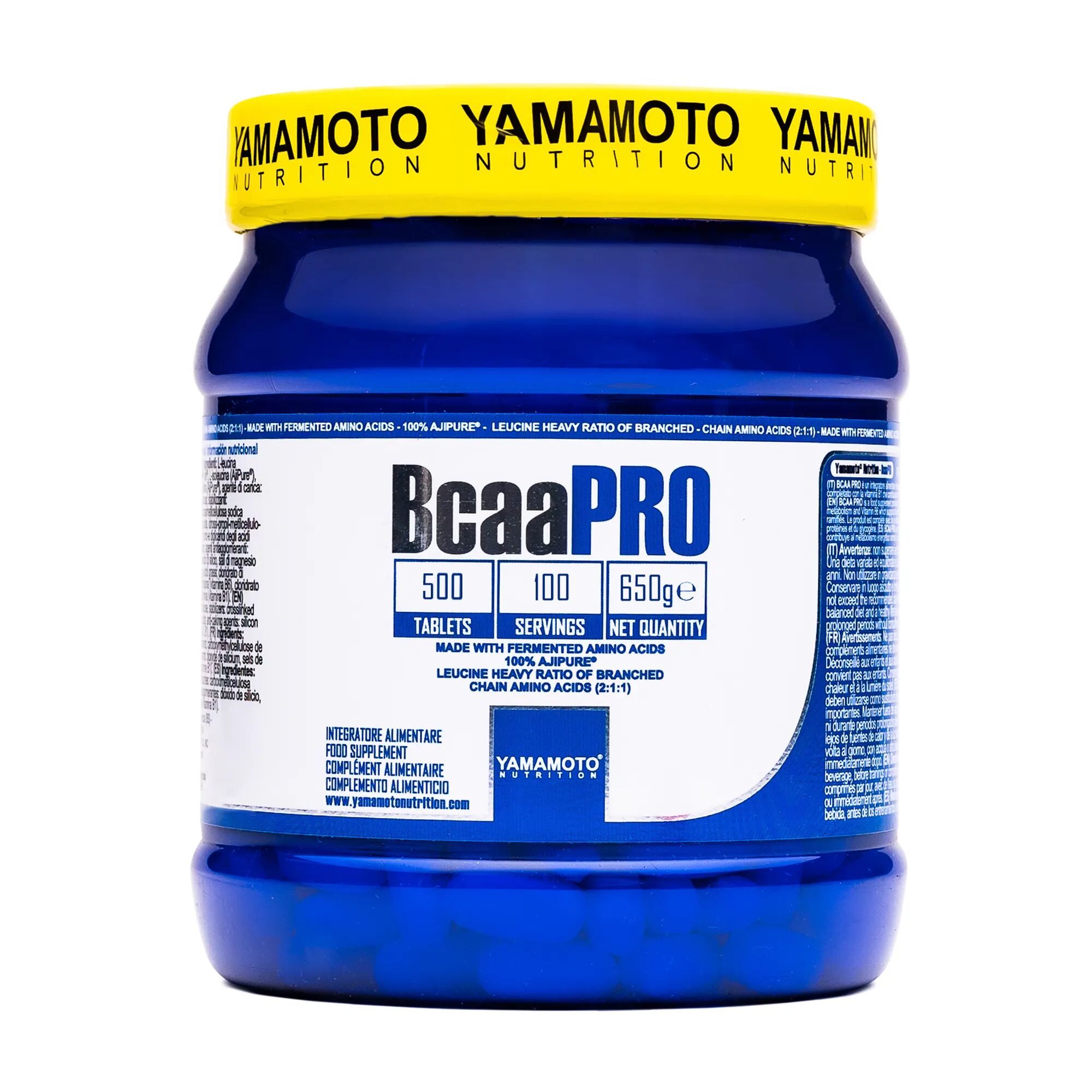 yamamoto nutrition bcaa pro ajinomoto® ajipure® 500 compresse 