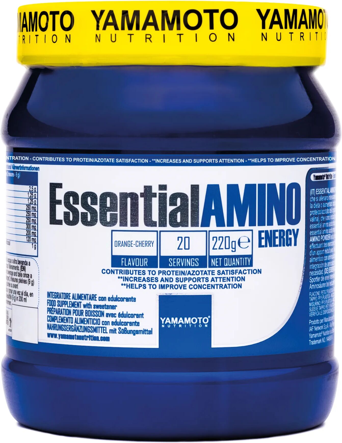 yamamoto nutrition essential amino energy 220 g 