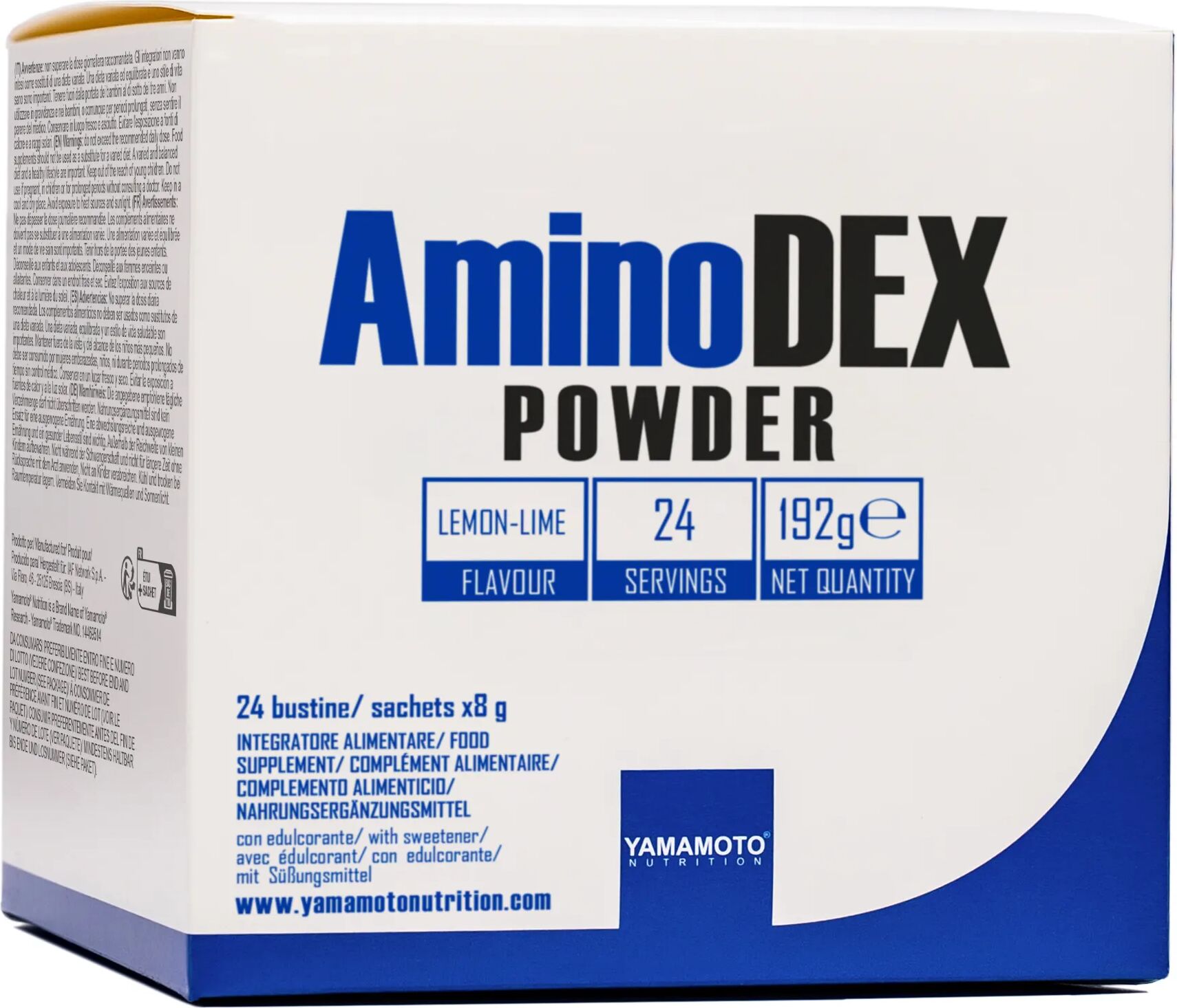 YAMAMOTO NUTRITION AminoDEX POWDER Ajinomoto® AjiPure® 24 buste da 8 grammi 