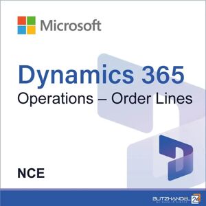 Microsoft Dynamics 365 Operations  Order Lines NCE