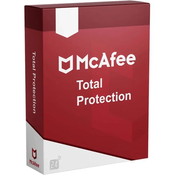 mcafee total protection 5 dispositivi / 2 anni