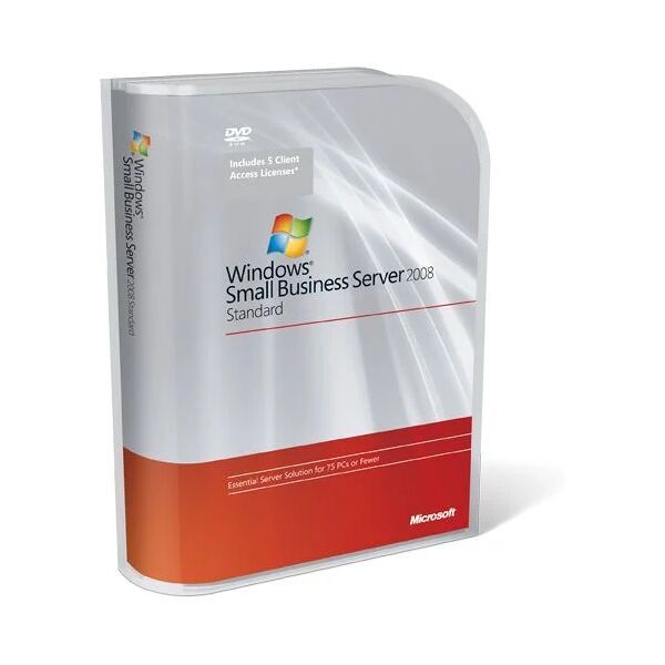 microsoft windows small business server 2008 standard incl.5 cal