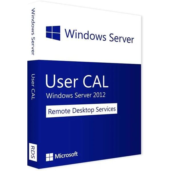 microsoft windows server remote desktop services 2012 user cal rds cal client access license 1 cal