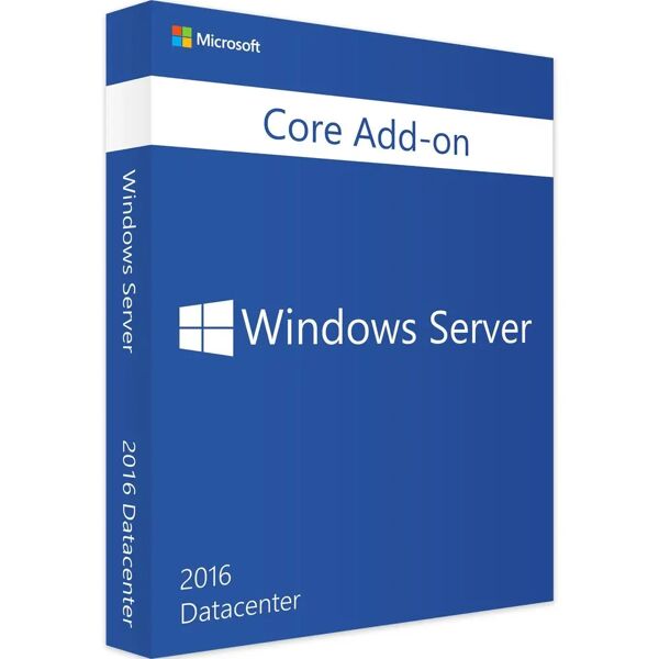 microsoft windows server 2016 datacenter licenza aggiuntiva core addon 4 core