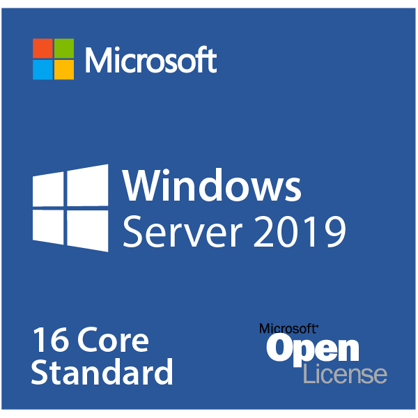 microsoft windows server 2019 standard 16 core open license