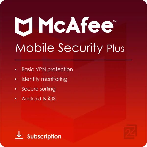 mcafee mobile security plus vpn unlimited device 1 years dispositivi illimitati / 1 anno