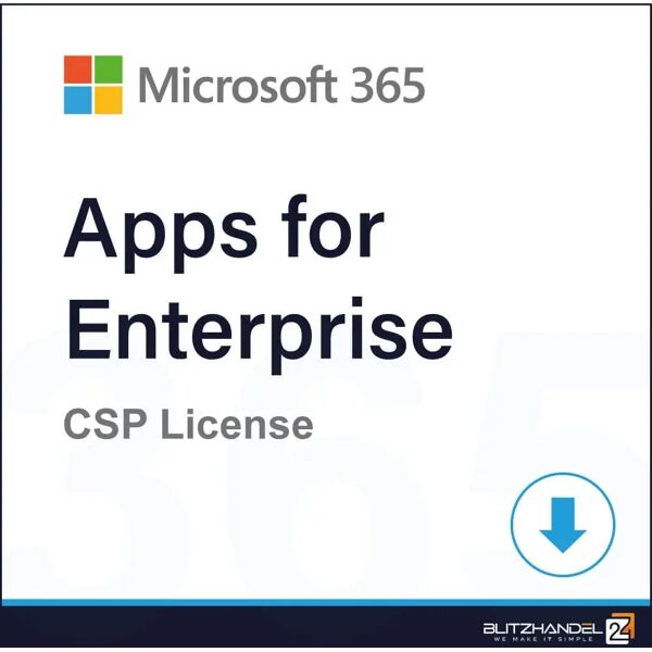 microsoft 365 apps for enterprise csp