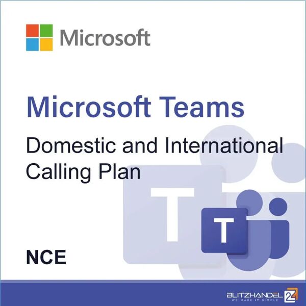 microsoft teams domestic and international calling plan nce