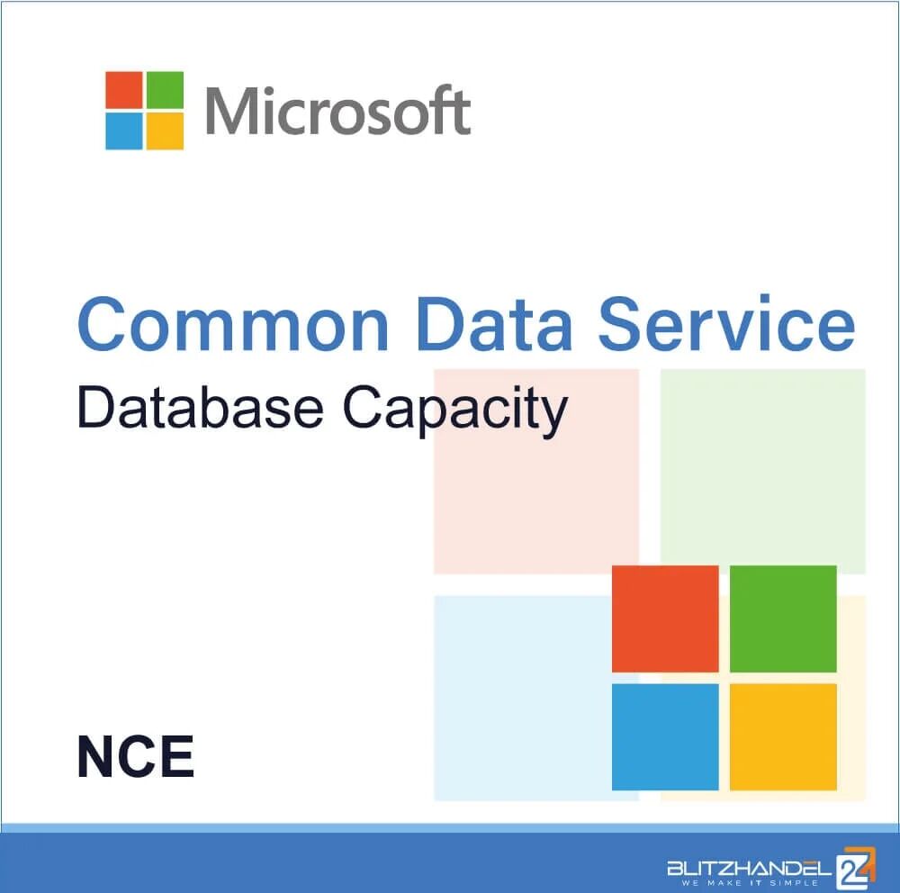 microsoft common data service database capacity nce