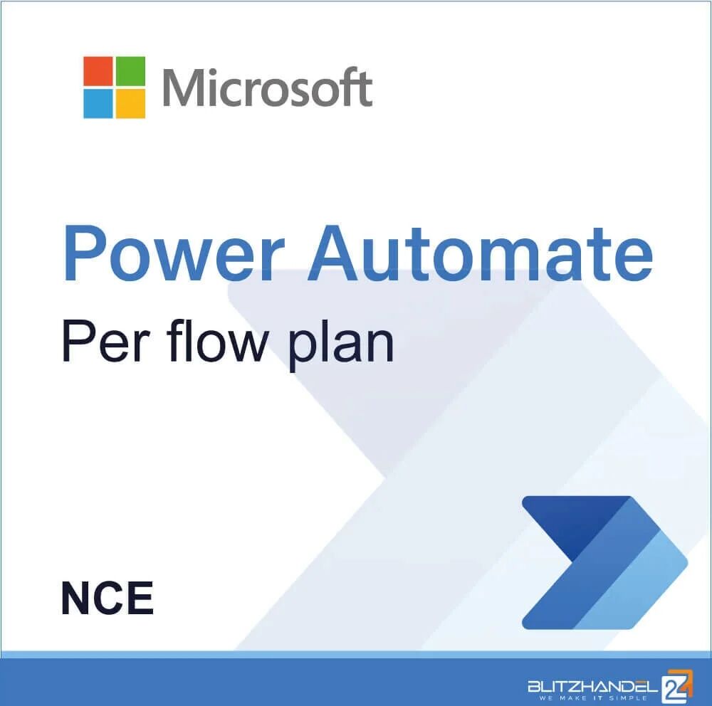 Microsoft Power Automate per flow plan NCE