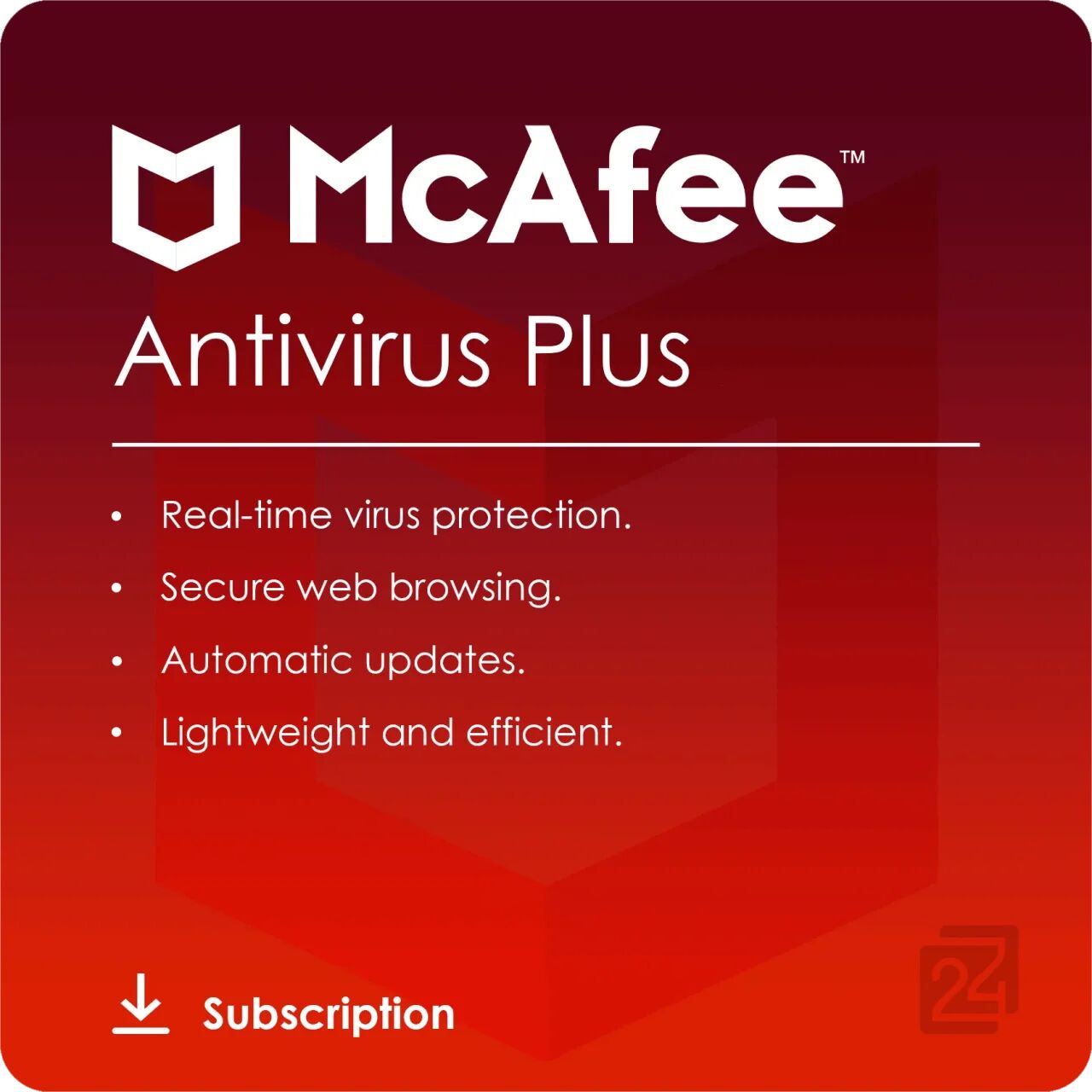 McAfee Antivirus Plus 2024 10 Dispositivi 2 Anni