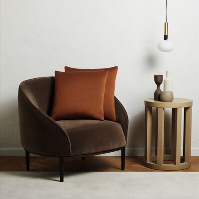 Frette Luxury Passepartout Cuscino Decorativo Ruggine Quadrato50 Frette Luxury Passepartout Cuscino Decorativo Ruggine Quadrato50