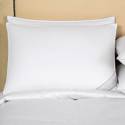 Frette Cortina Cuscino Rigido - Piuma d'Oca Bianco Italian Frette Cortina Cuscino Rigido - Piuma d'Oca Bianco Italian