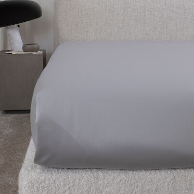 Frette Leisure Sateen Lenzuolo Sotto Grey Melange Matrimoniale Frette Leisure Sateen Lenzuolo Sotto Grey Melange Matrimoniale