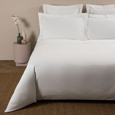 Frette Doppio Ajour Copripiumino Bianco Singolo XL Frette Doppio Ajour Copripiumino Bianco Singolo XL