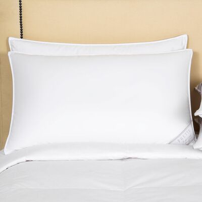 Frette Cortina Cuscino Medio - Piuma d'Oca Bianco Oxford Frette Cortina Cuscino Medio - Piuma d'Oca Bianco Oxford