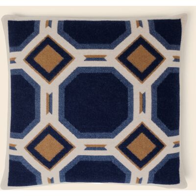 Frette Deco Cuscino Decorativo 005 Blue/Cream Euro50 Frette Deco Cuscino Decorativo 005 Blue/Cream Euro50