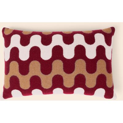 Frette Modernism Cuscino Decorativo 001 Burgundy/Tan Boudoir Frette Modernism Cuscino Decorativo 001 Burgundy/Tan Boudoir