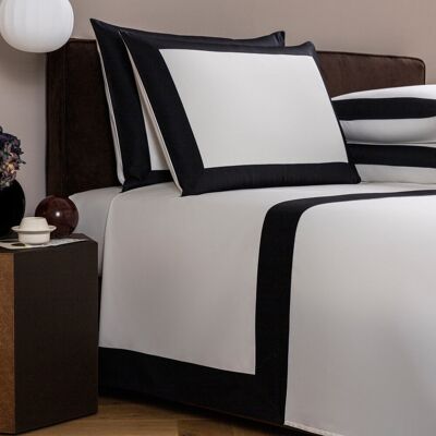 Frette Bold Completo Letto Milk/Black Francese Frette Bold Completo Letto Milk/Black Francese