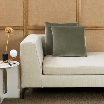 Frette Luxury Cashmere Velvet Cuscino Decorativo Tranquil Green Quadrato50 Frette Luxury Cashmere Velvet Cuscino Decorativo Tranquil Green Quadrato50