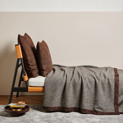 Frette Tuileries Coperta Beige/Nero Misura Unica Frette Tuileries Coperta Beige/Nero Misura Unica