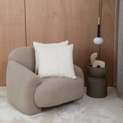 Frette Luxury Alpaca Paisley Cuscino Decorativo Milk Quadrato50 Frette Luxury Alpaca Paisley Cuscino Decorativo Milk Quadrato50