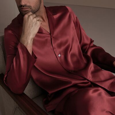 Frette Sanctuary Silk Pigiama - Uomo Burgundy L Frette Sanctuary Silk Pigiama - Uomo Burgundy L