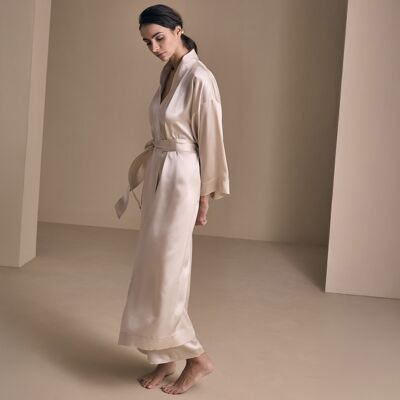 Frette Cascade Vestaglia Champagne Large Frette Cascade Vestaglia Champagne Large