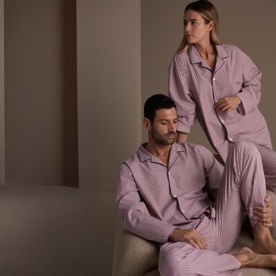 Frette Passage Poplin Pigiama Burgundy XXL Frette Passage Poplin Pigiama Burgundy XXL