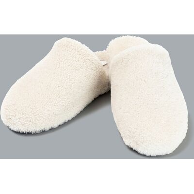 Frette Curly Shearling Pantofole Milk 37 Frette Curly Shearling Pantofole Milk 37
