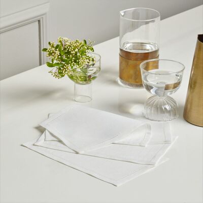 Set di Tovaglioli in Lino Frette Convivium - Tovaglioli Set di Tovaglioli in Lino Frette Convivium - Tovaglioli