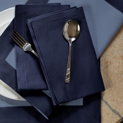 Frette Artistry Ajour Set tovaglioli Blue Taglia Unica Frette Artistry Ajour Set tovaglioli Blue Taglia Unica