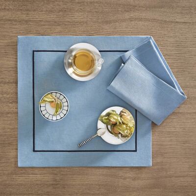 Frette Define Set da tavola Acquamarina/Blu Taglia Unica Frette Define Set da tavola Acquamarina/Blu Taglia Unica