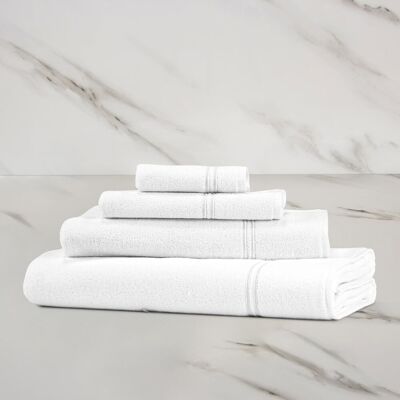 Asciugamano Classico Hotel Frette - Cotone, Bianco Asciugamano Classico Hotel Frette - Cotone, Bianco
