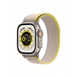 Apple Watch Ultra Gps + Cellular, 49mm Cassa In Titanio Con Giallo/beige Trail Loop -Â m/l - Mqfu3ty/a