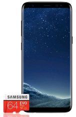 samsung g950f galaxy s8 5.8 octa core 64gb ram 4gb 4g lte ip68 italia + micro sd 64gb evo plus italia black