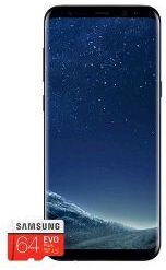 samsung g955f galaxy s8+ 6.2 octa core 64gb ram 4gb 4g lte ip68 + micro sd 64gb evo plus italia black