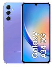 Samsung A346 Galaxy A34 5g Dual Sim 6.6" Fhd+ Super Amoled Octa Core 128gb Ram 6gb 5g Italia Awesome Violet